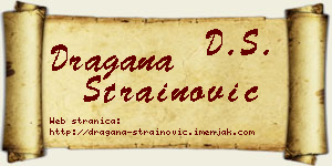 Dragana Strainović vizit kartica